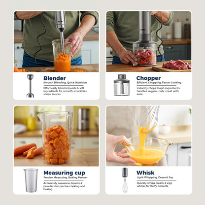 GoFresh 4-in-1 Hand Blender Set